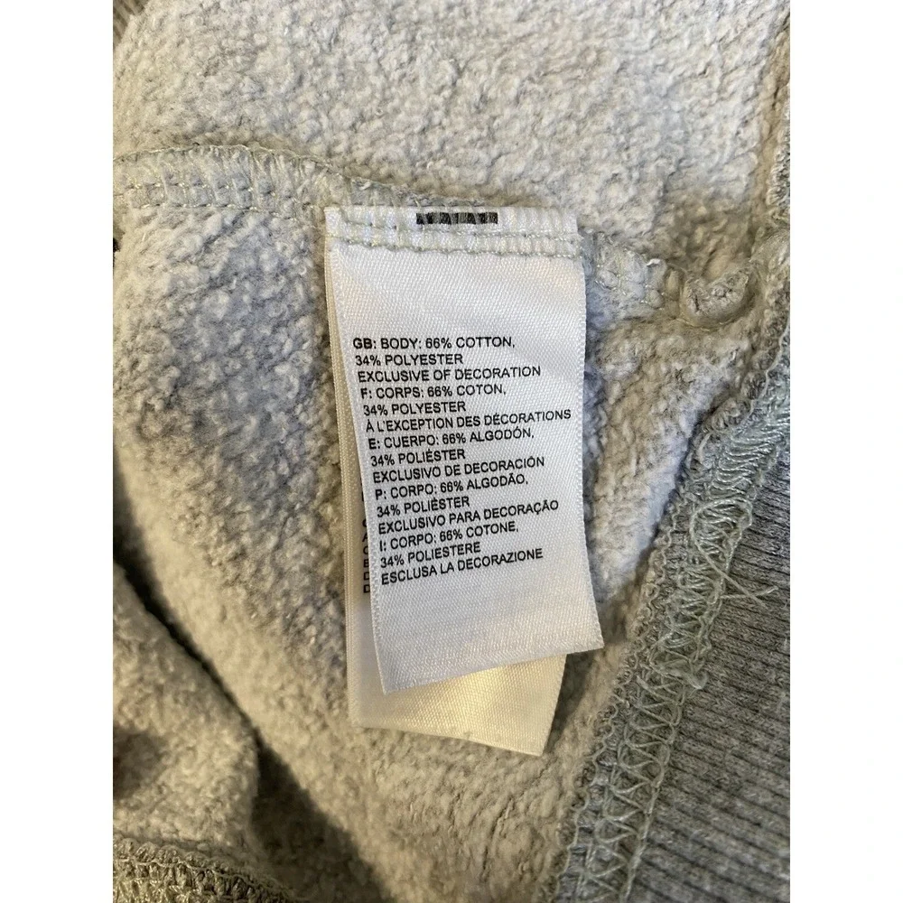 The North Face Half Dome Pullover‎ Hoodie Gray with White Logo / Men's XL